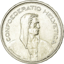 Coin, Switzerland, 5 Francs, 1967, Bern, AU(55-58), Silver, KM:40