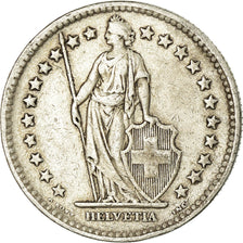 Coin, Switzerland, 2 Francs, 1944, EF(40-45), Silver, KM:21