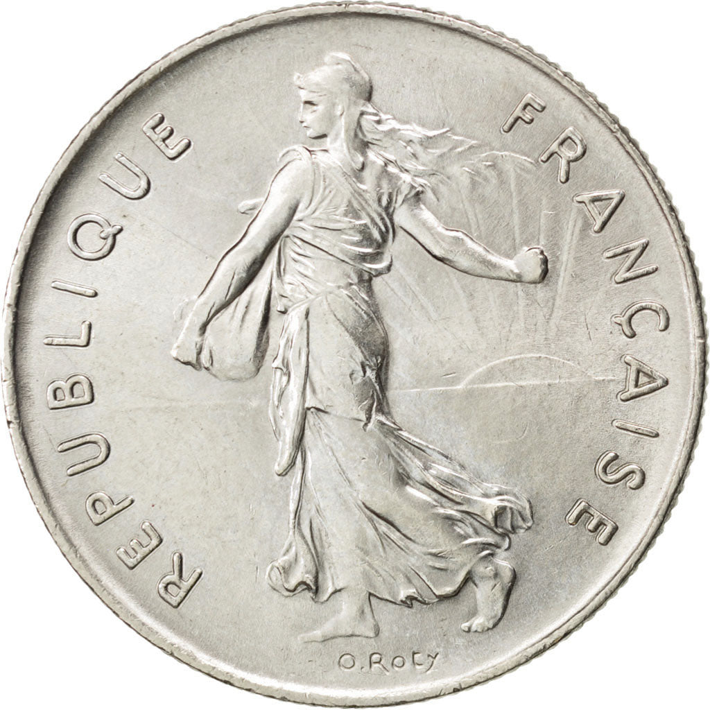 Vème République, 5 Francs Semeuse 1974, KM 926a.1