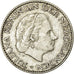 Coin, Netherlands, Juliana, Gulden, 1955, AU(50-53), Silver, KM:184