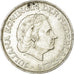 Coin, Netherlands, Juliana, 2-1/2 Gulden, 1961, AU(50-53), Silver, KM:185