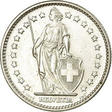 Coin, Switzerland, 2 Francs, 1967, Bern, MS(60-62), Silver, KM:21