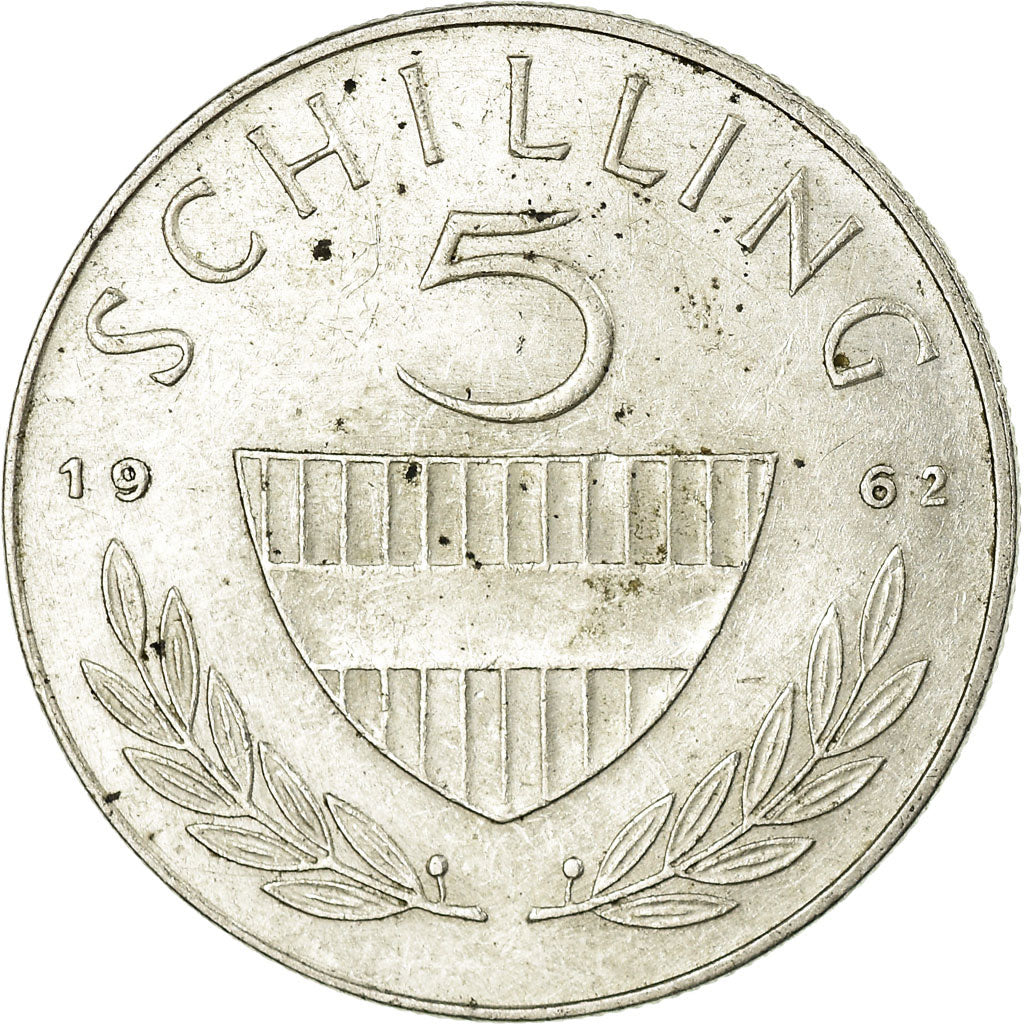 Coin, Austria, 5 Schilling, 1962, AU(50-53), Silver, KM:2889