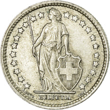 Coin, Switzerland, 1/2 Franc, 1957, Bern, AU(50-53), Silver, KM:23