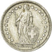 Coin, Switzerland, 1/2 Franc, 1962, Bern, AU(50-53), Silver, KM:23