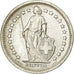 Coin, Switzerland, 1/2 Franc, 1966, Bern, MS(60-62), Silver, KM:23