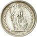Coin, Switzerland, 1/2 Franc, 1966, Bern, AU(50-53), Silver, KM:23
