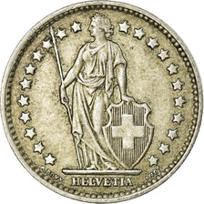 Coin, Switzerland, Franc, 1958, Bern, AU(50-53), Silver, KM:24