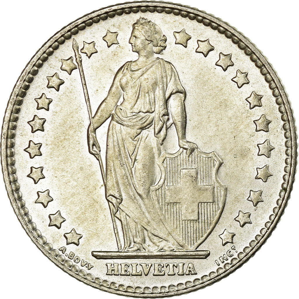Moneta, Svizzera, Franc, 1961, SPL, Argento, KM:24