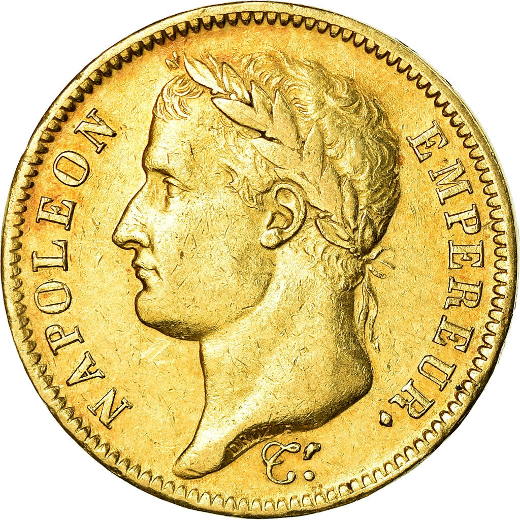 Coin, France, Napoléon I, 40 Francs, 1811, Paris, EF(40-45), Gold, KM:696.1