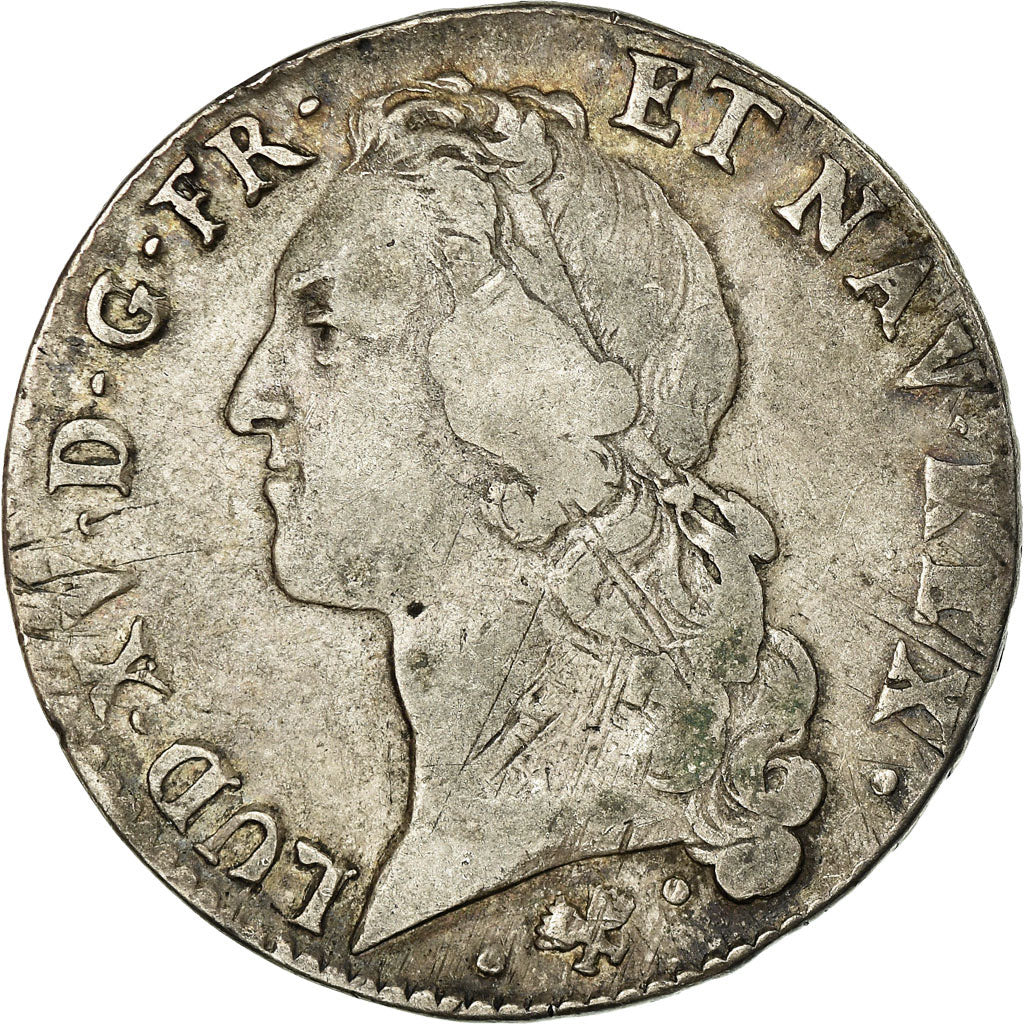 Moneta, Francia, Louis XV, Écu au bandeau, Ecu, 1764, Bayonne, MB+, Argento