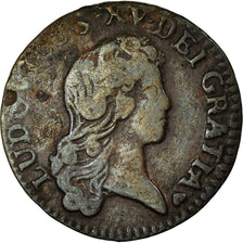 Moneda, Francia, Louis XV, Liard au buste enfantin, Liard, 1720, Strasbourg
