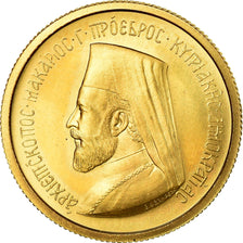 Moneta, Cipro, 1/2 Sovereign, 1966, Proof, SPL+, Oro, KM:M3