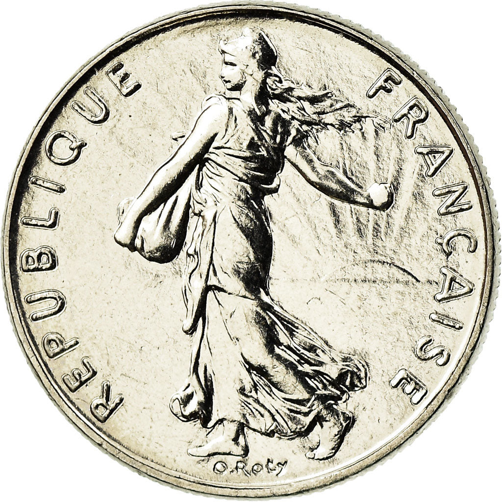 Coin, France, Semeuse, 1/2 Franc, 1999, Paris, MS(65-70), Nickel, KM:931.1