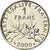 Moneda, Francia, Semeuse, Franc, 2000, Paris, SC+, Níquel, KM:925.2