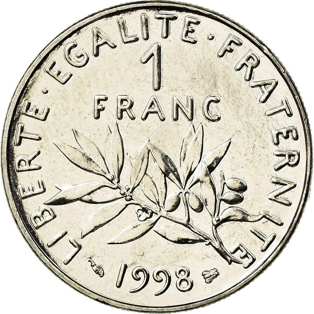 Monnaie, France, Semeuse, Franc, 1998, Paris, FDC, Nickel, Gadoury:474, KM:925.1