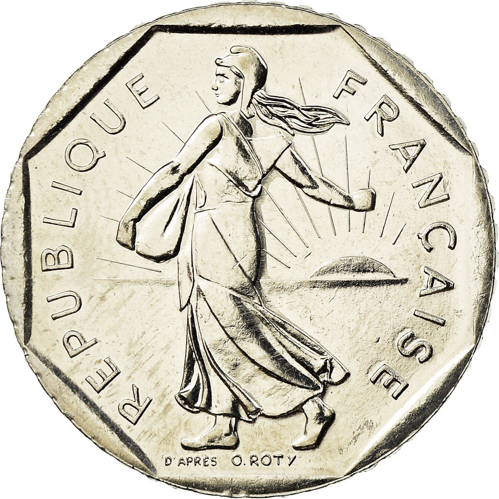 Coin, France, Semeuse, 2 Francs, 1999, Paris, MS(64), Nickel, KM:942.1