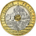 Moneta, Francia, Mont Saint Michel, 20 Francs, 2000, Pessac, SPL, Tri-metallico