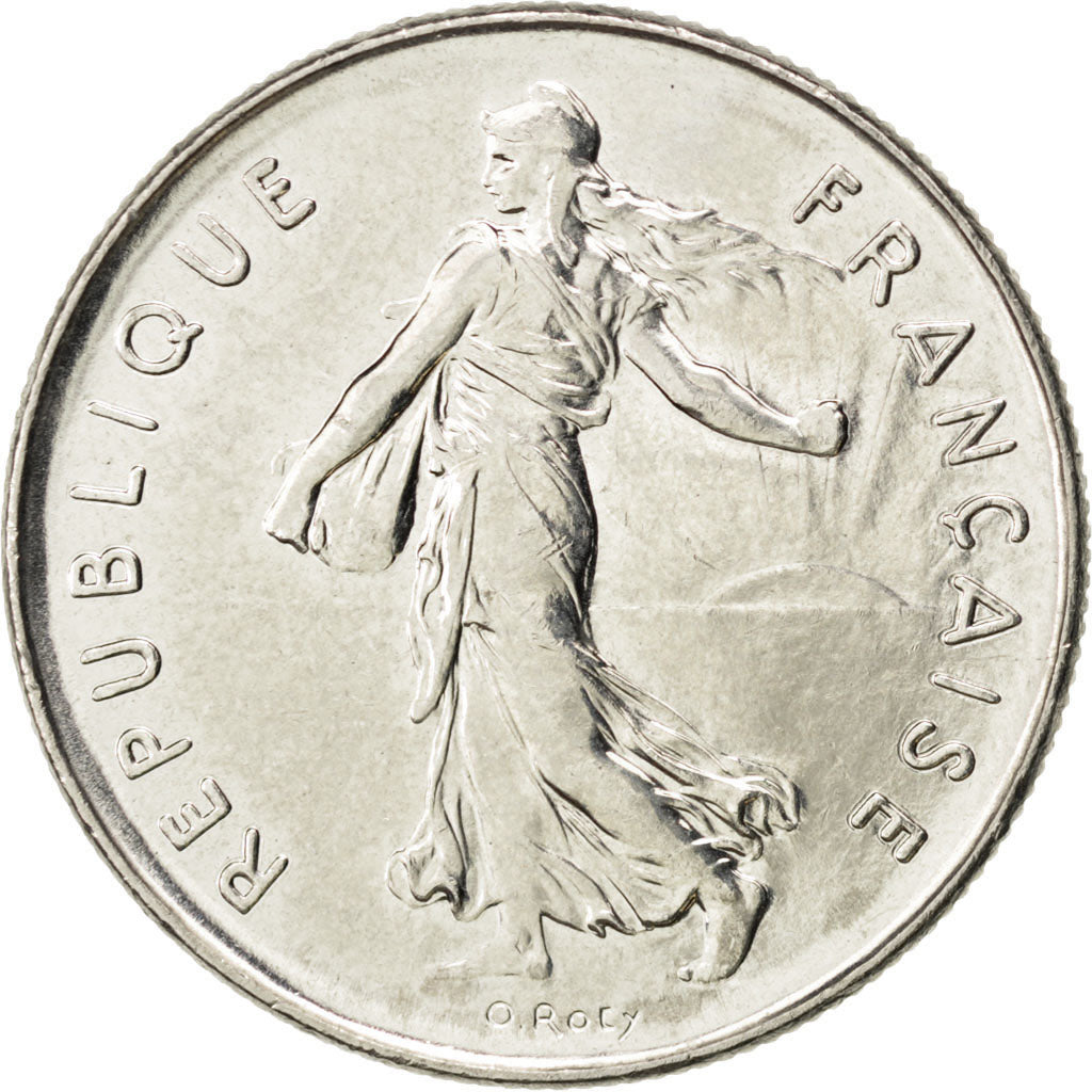 Vème République, 5 Francs Semeuse 1988, KM 926a.1