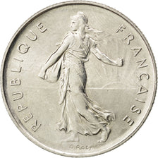 FRANCE, Semeuse, 5 Francs, 1989, Paris, KM #926a.1, MS(63), Nickel Clad...