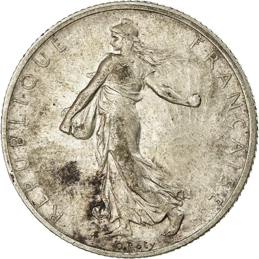 Coin, France, Semeuse, 2 Francs, 1908, Paris, EF(40-45), Silver, KM:845.1