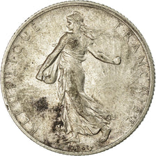 Coin, France, Semeuse, 2 Francs, 1908, Paris, EF(40-45), Silver, KM:845.1