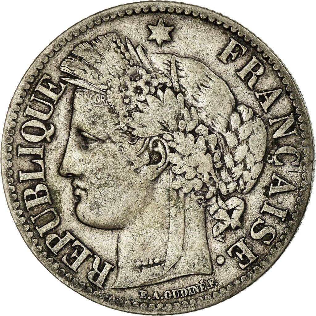 Coin, France, Cérès, 2 Francs, 1894, Paris, VF(30-35), Silver, KM:817.1