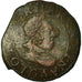 Münze, Frankreich, Louis XIII, Double tournois, buste juvénile, Double
