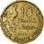Coin, France, Guiraud, 10 Francs, 1954, Paris, VF(30-35), Aluminum-Bronze