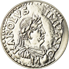 Coin, France, Denier de Charlemagne, 5 Francs, 2000, Paris, MS(64)