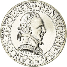 Coin, France, Franc d'Henri III, 5 Francs, 2000, Paris, MS(64), Copper-Nickel
