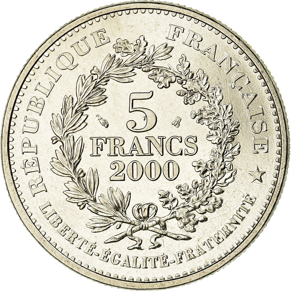 Monnaie, France, Écu de Saint Louis, 5 Francs, 2000, Paris, SPL+, Copper-Nickel