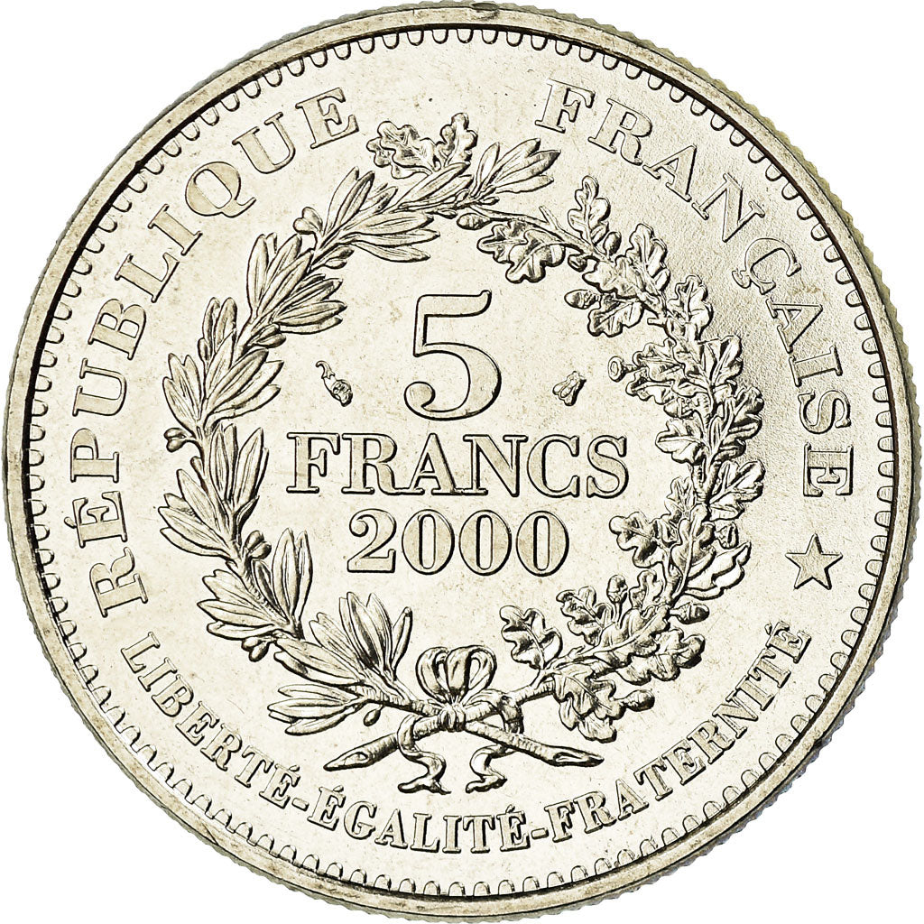 Coin, France, Marianne de la III République, 5 Francs, 2000, Paris, MS(64)