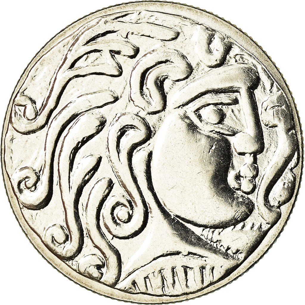 Coin, France, Statère des Parisii, 5 Francs, 2000, Paris, MS(64), Copper-Nickel