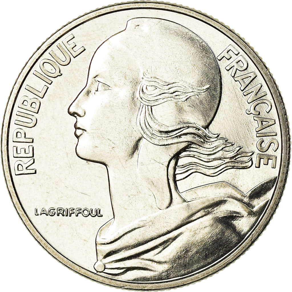 Coin, France, Marianne du nouveau franc, 5 Francs, 2000, Paris, MS(64)