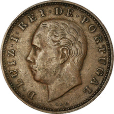 Monnaie, Portugal, Luiz I, 20 Reis, 1883, TTB+, Bronze, KM:527