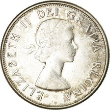 Coin, Canada, Elizabeth II, 50 Cents, 1962, Royal Canadian Mint, Ottawa