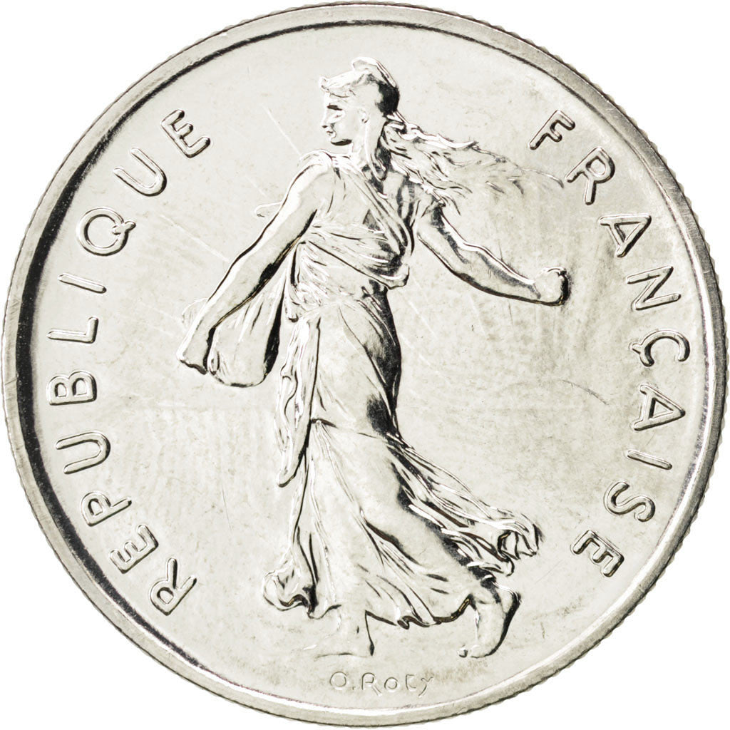 Coin, France, Semeuse, 5 Francs, 1994, MS(64), Nickel Clad Copper-Nickel