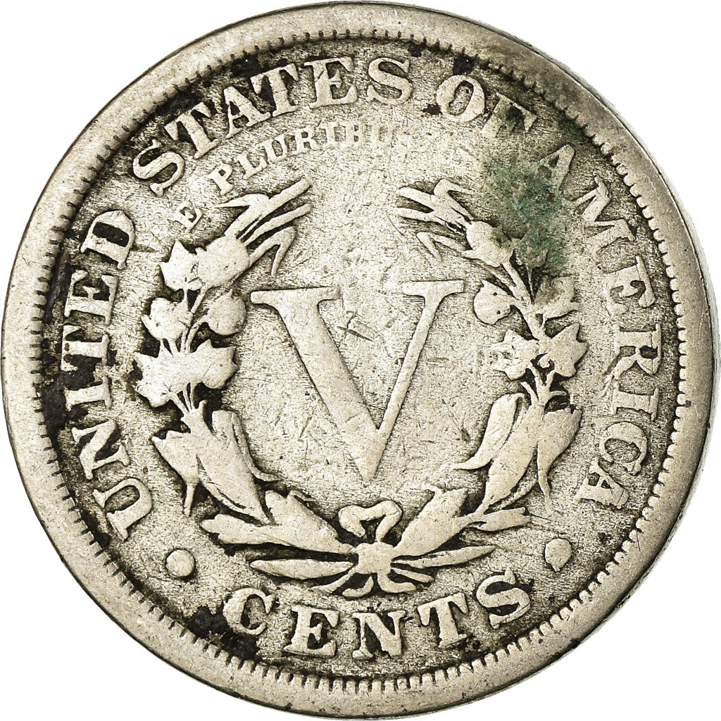 Moeda, Estados Unidos da América, Liberty Nickel, 5 Cents, 1902, U.S. Mint