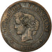 Coin, France, Cérès, 5 Centimes, 1889, Paris, VF(20-25), Bronze, KM:821.1