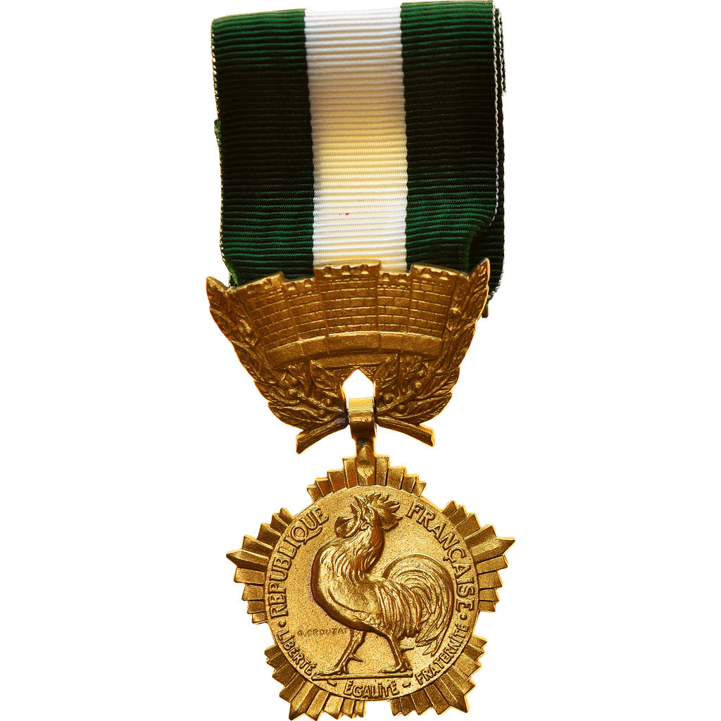 Francia, Collectivités locales, medalla, Sin circulación, Crouzat, Oro