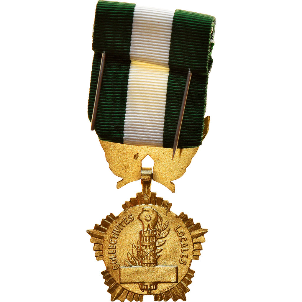 Francia, Collectivités locales, medalla, Sin circulación, Crouzat, Oro