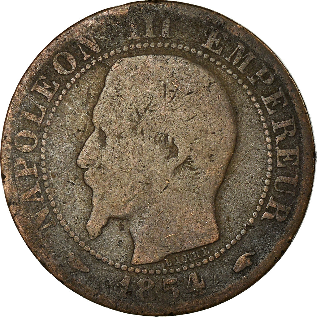 Moneta, Francia, Napoleon III, Napoléon III, 5 Centimes, 1854, Paris, MB