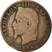 Moneta, Francia, Napoleon III, Napoléon III, 5 Centimes, 1864, Strasbourg, MB