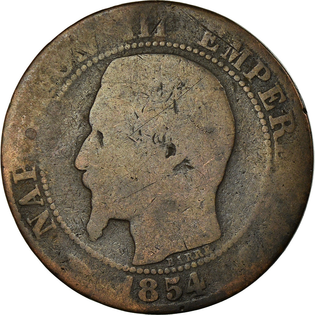 Münze, Frankreich, Napoleon III, Napoléon III, 5 Centimes, 1854, Marseille, S