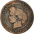 Moneda, Francia, Cérès, 10 Centimes, 1871, Bordeaux, BC, Bronce, KM:815.2