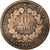 Moneda, Francia, Cérès, 10 Centimes, 1871, Bordeaux, BC, Bronce, KM:815.2