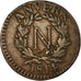Coin, FRENCH STATES, ANTWERP, 5 Centimes, 1814, Anvers, VF(30-35), Bronze