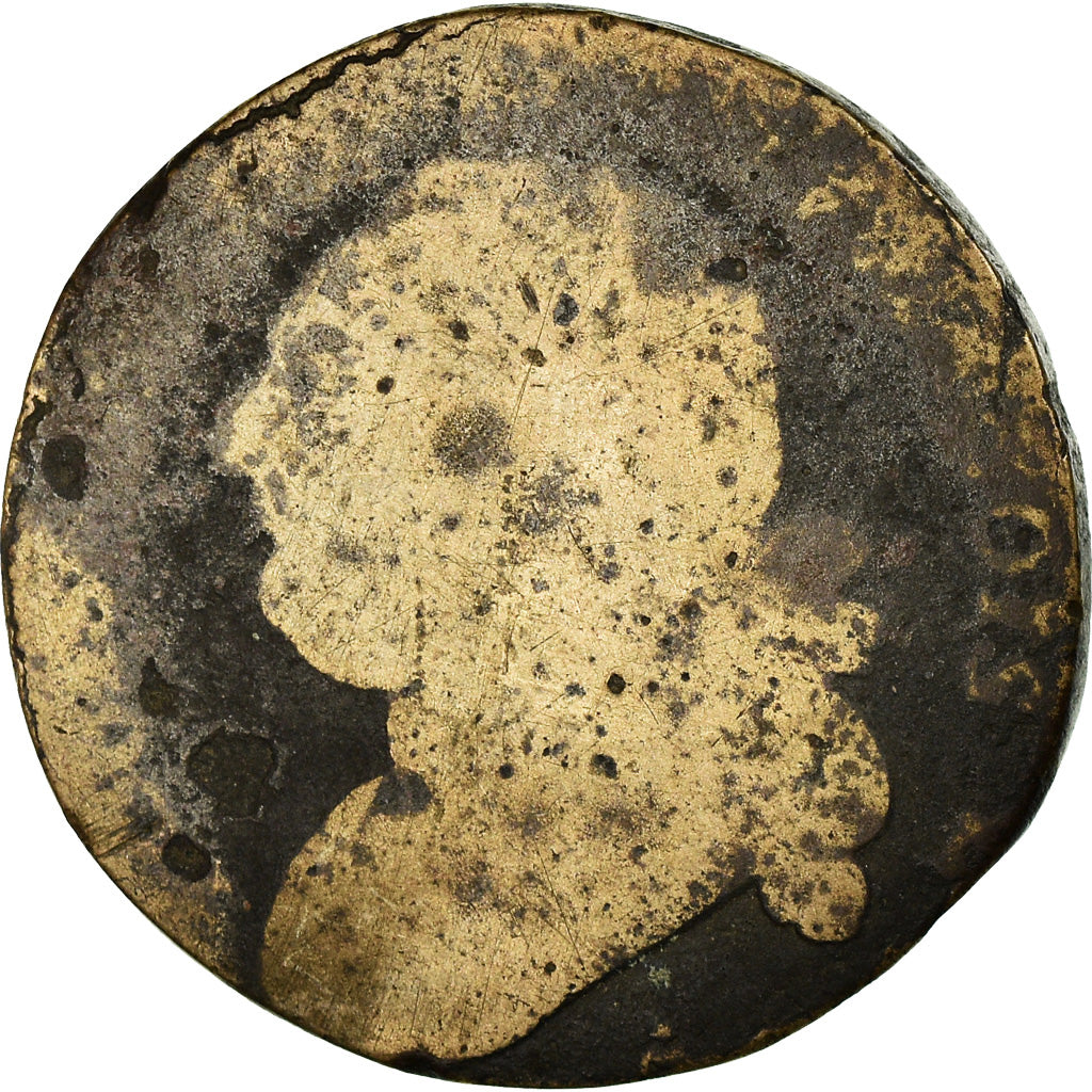 Coin, France, 12 deniers françois, 12 Deniers, 1792, Paris, F(12-15), Bronze