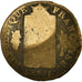Moneda, Francia, ½ sol aux balances, 1/2 Sol, 1793, La Rochelle, BC, Bronce